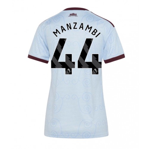 Fotbalové Dres Aston Villa Johan Manzambi #44 Dámské Alternativní 2026-27 Krátký Rukáv